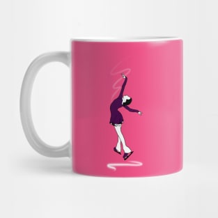 Figure Skater Illustration Mug